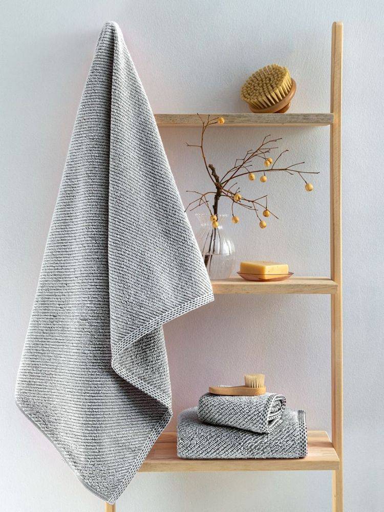 ΣΕΤ ΠΕΤΣΕΤΕΣ ΜΠΑΝΙΟΥ PALAMAIKI HOME HARVEY BLACK 3ΤΜΧ ΠΑΛΑΜΑΙΚΗ