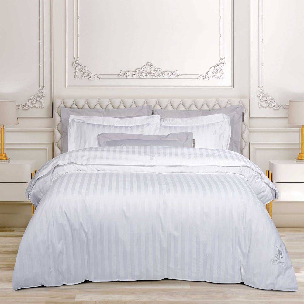 ΠΑΛΑΜΑΙΚΗ ΣΕΤ ΠΑΠΛΩΜΑΤΟΘΗΚΗ ΥΠΕΡΔΙΠΛΗ GREENWICH POLO CLUB 2271 ΛΕΥΚΟ (220X240CM)