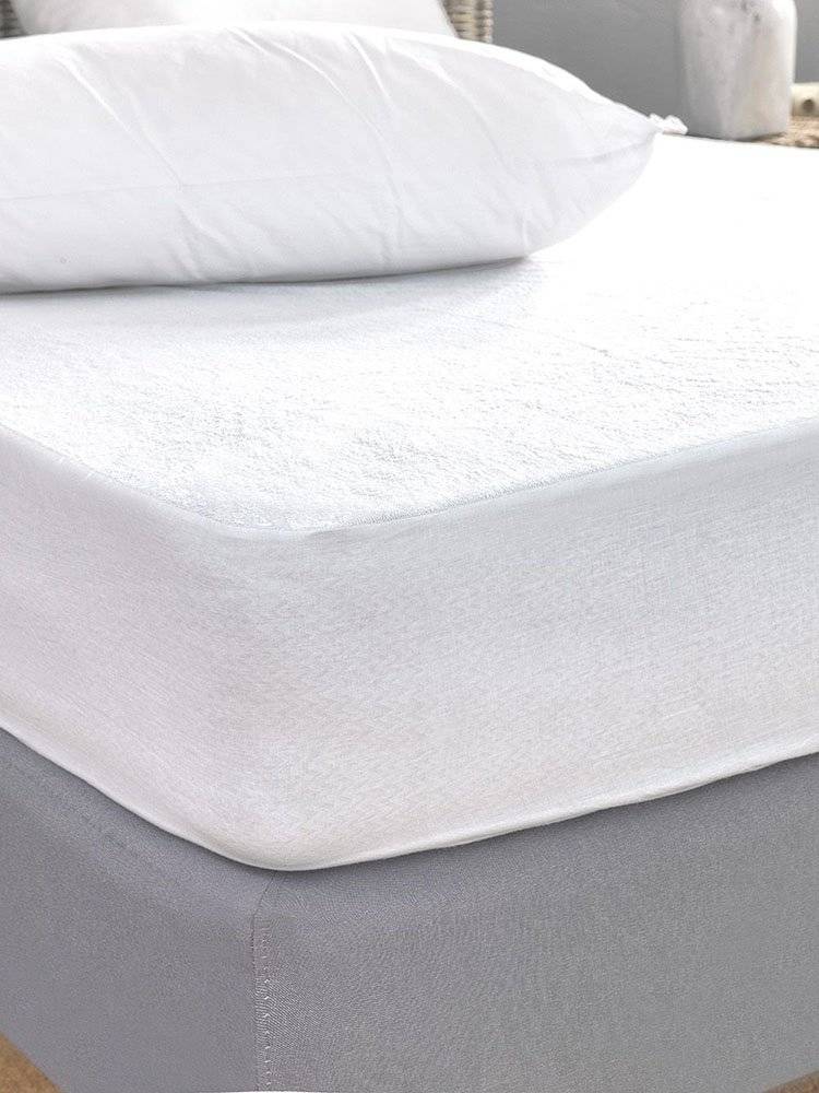 ΚΑΛΥΜΜΑ ΔΙΠΛΟ PALAMAIKI WHITE COMFORT TERRY WATERPROOF (150X200+35CM)
