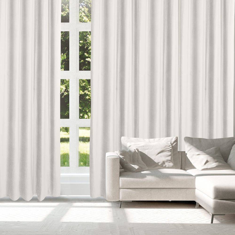 ΚΟΥΡΤΙΝΑ ΜΕ ΚΡΙΚΟΥΣ DAS HOME 2226 ΚΡΕΜ (140Χ270CM) DAS HOME