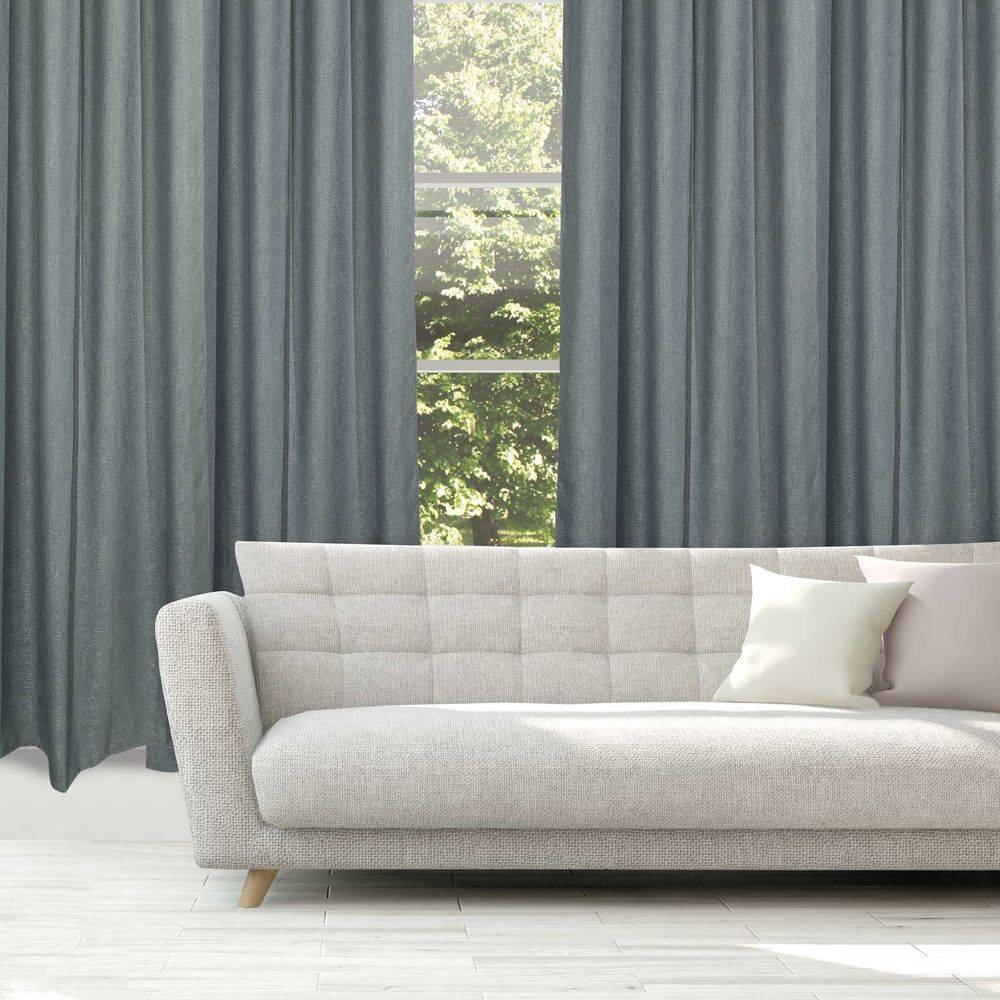 ΚΟΥΡΤΙΝΑ ΜΕ ΚΡΙΚΟΥΣ DAS HOME 2245 ΓΚΡΙ ΣΚΟΥΡΟ (140Χ270CM) DAS HOME