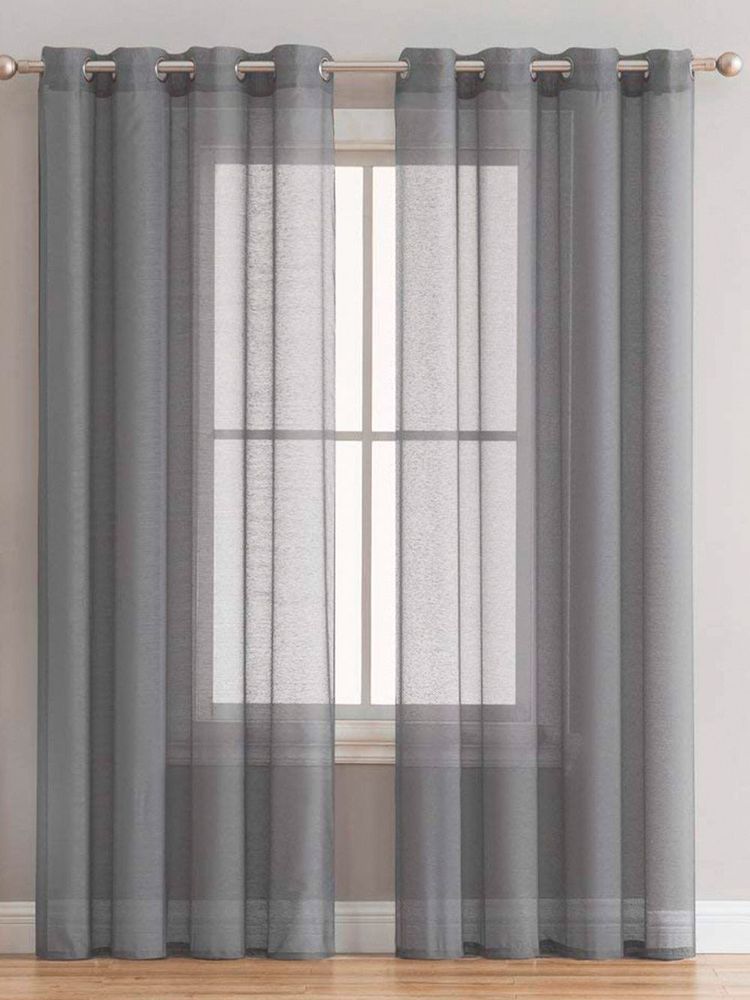 ΠΑΛΑΜΑΙΚΗ ΚΟΥΡΤΙΝΑ ΜΕ ΤΡΟΥΚΣ PALAMAIKI HOME BELE GREY (140Χ260CM)