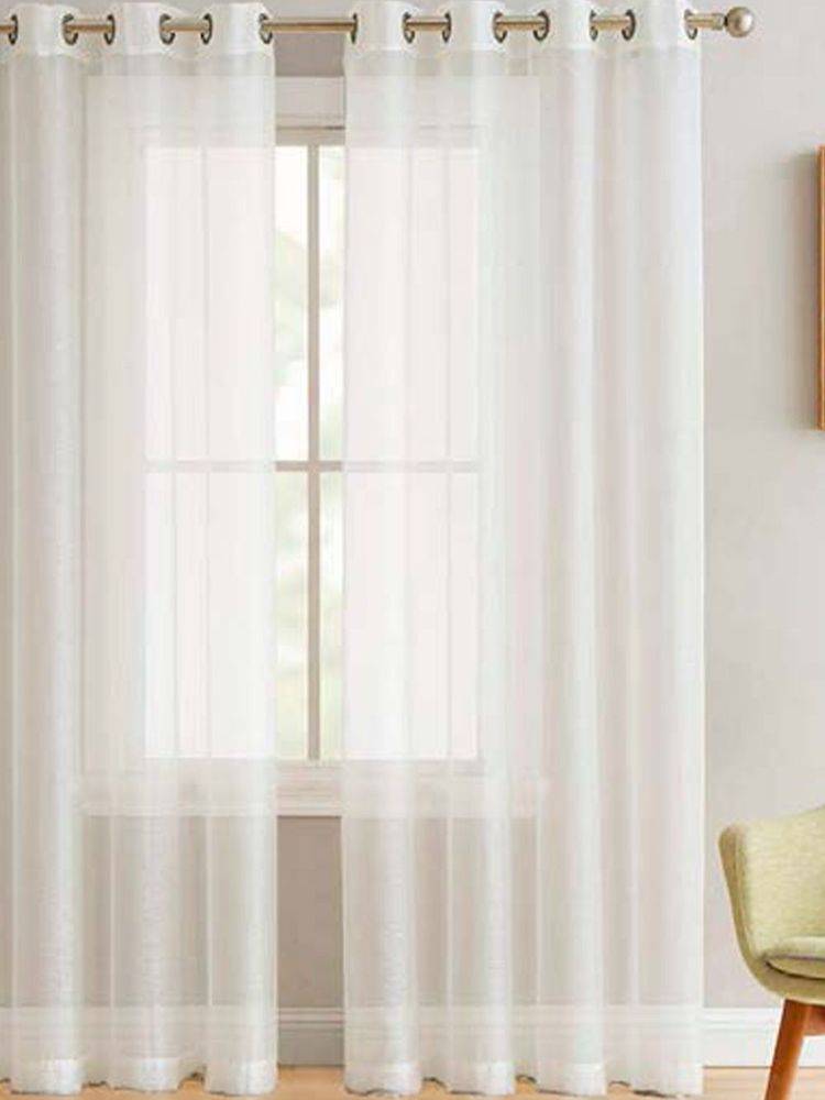 ΚΟΥΡΤΙΝΑ ΜΕ ΤΡΟΥΚΣ PALAMAIKI HOME BELE WHITE (140Χ260CM) ΠΑΛΑΜΑΙΚΗ