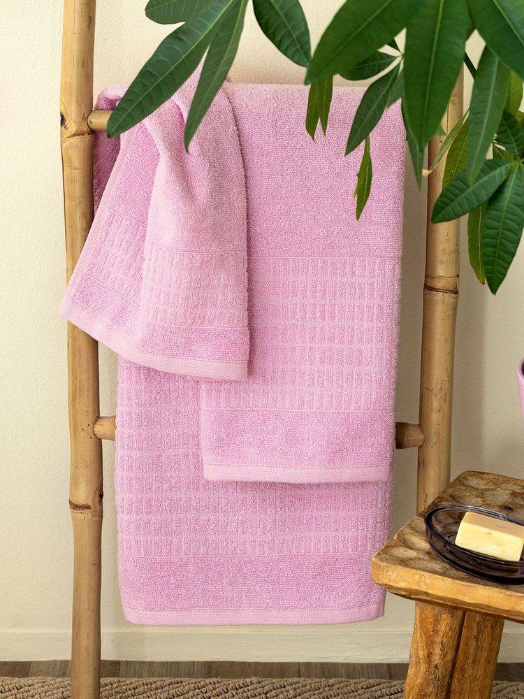 ΣΕΤ ΠΕΤΣΕΤΕΣ ΜΠΑΝΙΟΥ PALAMAIKI HOME ROLL PINK 3ΤΜΧ