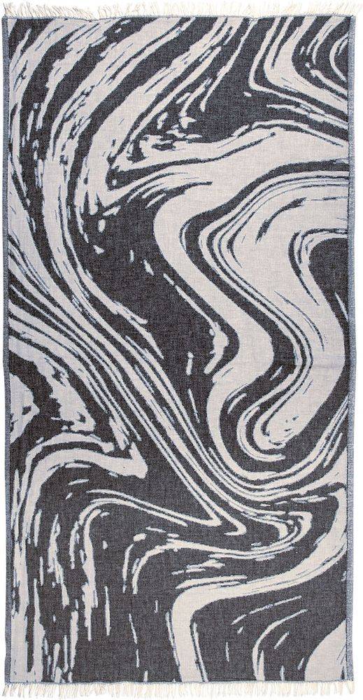 ΠΕΤΣΕΤΑ-ΠΑΡΕΟ ΘΑΛΑΣΣΗΣ GREENWICH POLO CLUB 3682 BLACK (80Χ180CM) GREENWICH POLO CLUB