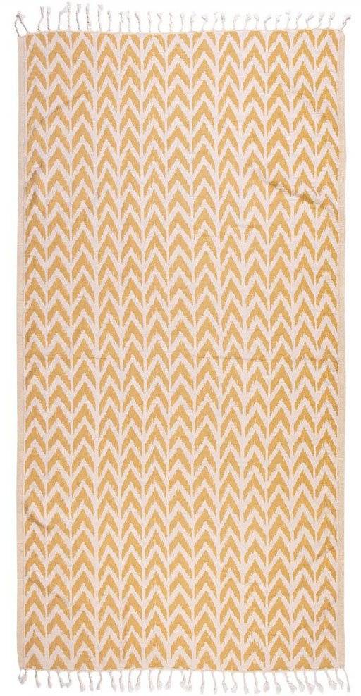 ΠΕΤΣΕΤΑ-ΠΑΡΕΟ ΘΑΛΑΣΣΗΣ GREENWICH POLO CLUB 3685 OCHRE (80Χ180CM) GREENWICH POLO CLUB