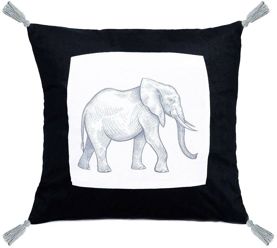 ΔΙΑΚΟΣΜΗΤΙΚΗ ΜΑΞΙΛΑΡΟΘΗΚΗ PALAMAIKI HOME DECOR LEFANT 45X45CM ΠΑΛΑΜΑΙΚΗ