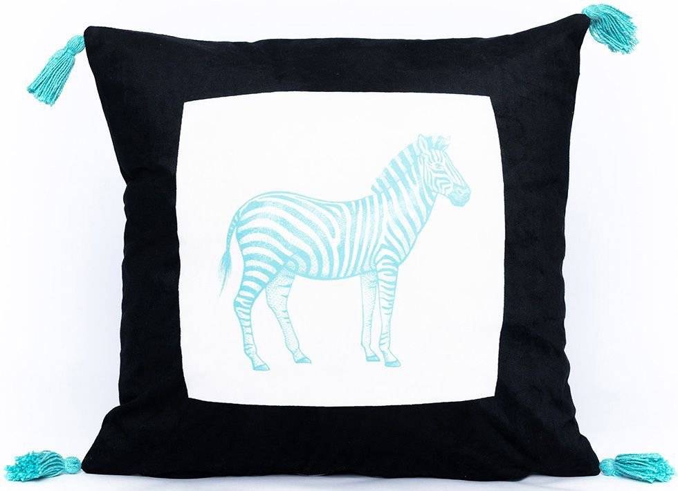 ΔΙΑΚΟΣΜΗΤΙΚΗ ΜΑΞΙΛΑΡΟΘΗΚΗ PALAMAIKI HOME DECOR ZEB 45X45CM ΠΑΛΑΜΑΙΚΗ