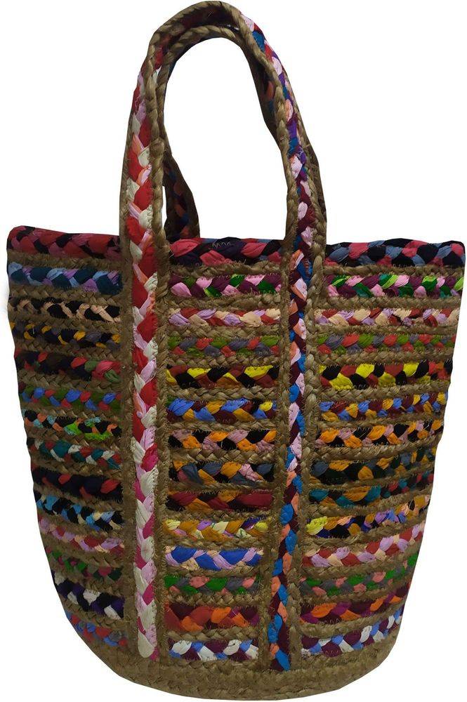 ΤΣΑΝΤΑ ΘΑΛΑΣΣΗΣ ΚΟΜΒΟΣ ΓΙΟΥΤΑ MULTICOLOR DESIGN 1 (40X50CM)