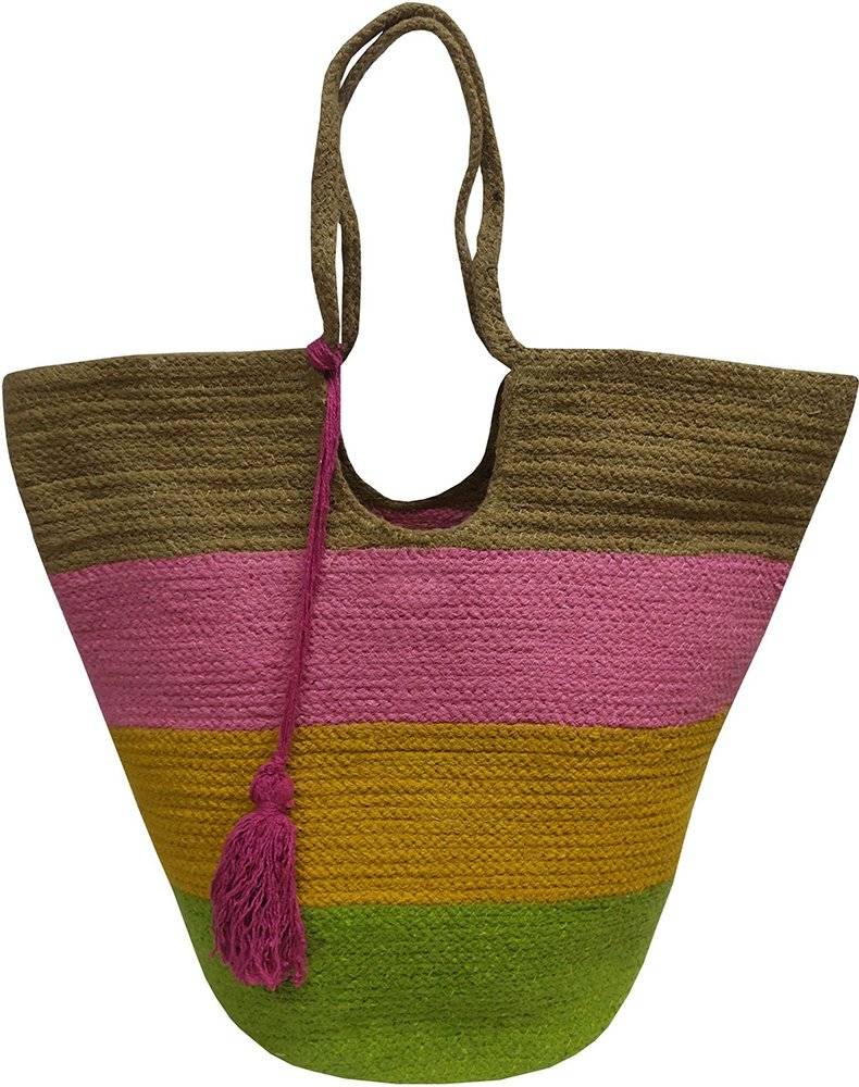 ΤΣΑΝΤΑ ΘΑΛΑΣΣΗΣ ΚΟΜΒΟΣ ΒΑΜΒΑΚΙ MULTICOLOR DESIGN 6 (40X50CM) ΚΟΜΒΟΣ