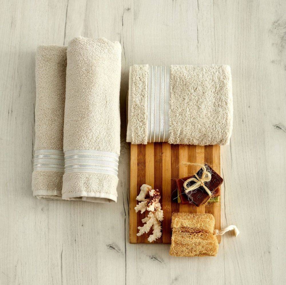 ΣΕΤ ΠΕΤΣΕΤΕΣ SB HOME AMIRA CREAM ΣΕΤ 3ΤΜΧ SB HOME