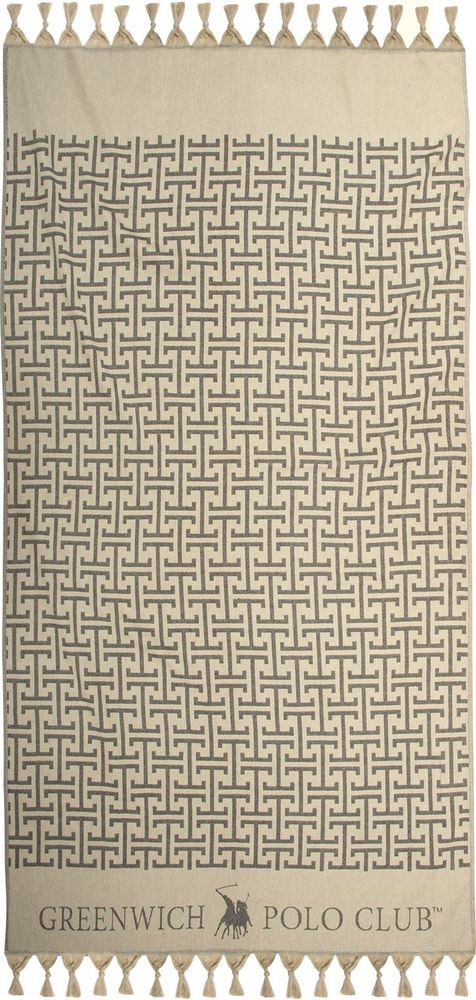GREENWICH POLO CLUB ΠΕΤΣΕΤΑ-ΠΑΡΕΟ ΘΑΛΑΣΣΗΣ GREENWICH POLO CLUB 4057 BEIGE (90Χ170CM)