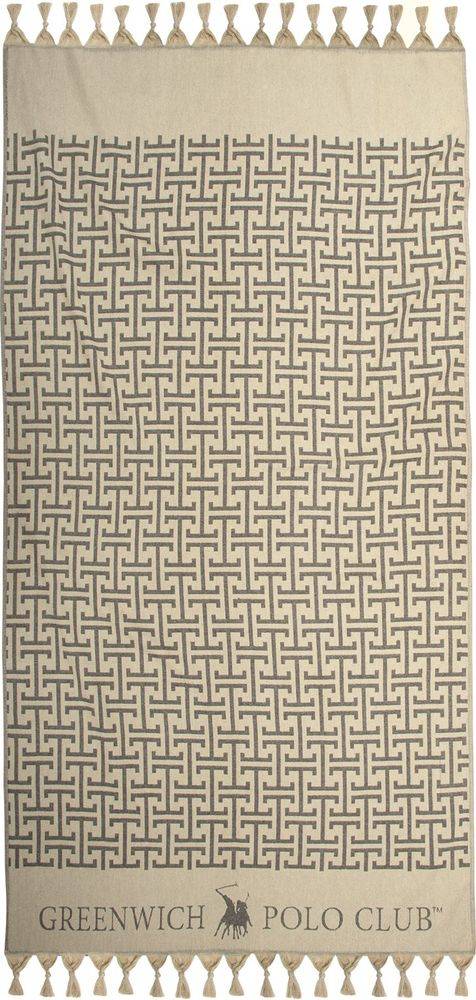 GREENWICH POLO CLUB ΠΕΤΣΕΤΑ-ΠΑΡΕΟ ΘΑΛΑΣΣΗΣ GREENWICH POLO CLUB 4057 BEIGE (90Χ170CM)