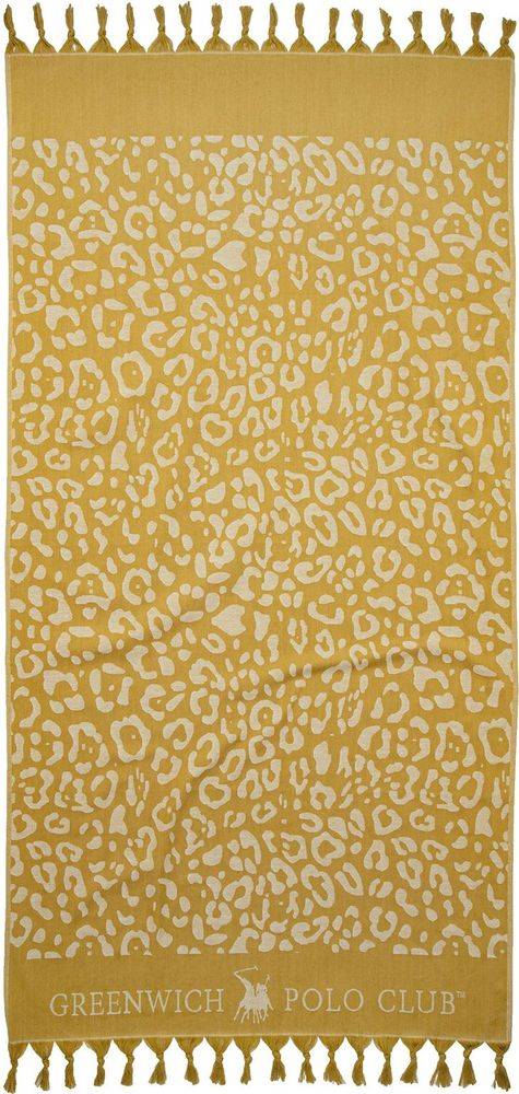 ΠΕΤΣΕΤΑ-ΠΑΡΕΟ ΘΑΛΑΣΣΗΣ GREENWICH POLO CLUB 3793 ΧΡΥΣΟ/ΩΧΡΑ (90Χ170CM)