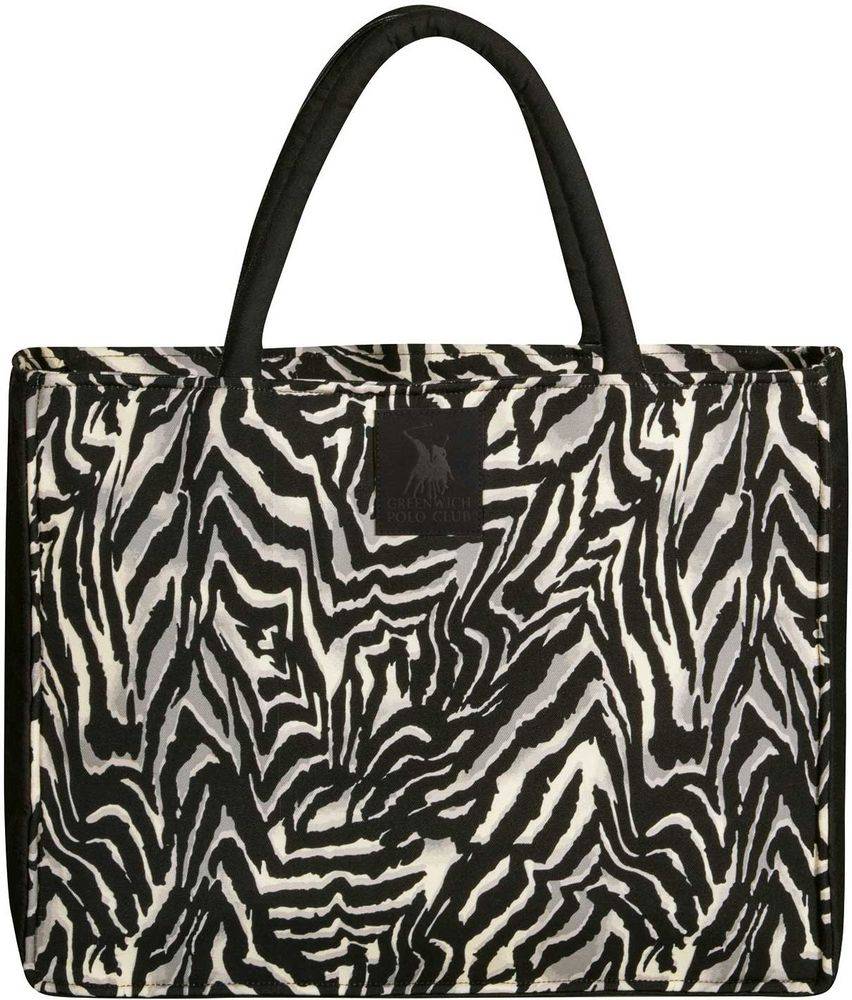 ΤΣΑΝΤΑ ΘΑΛΑΣΣΗΣ GREENWICH POLO CLUB 4038 BLACK/TAUPE (46X36CM) GREENWICH POLO CLUB