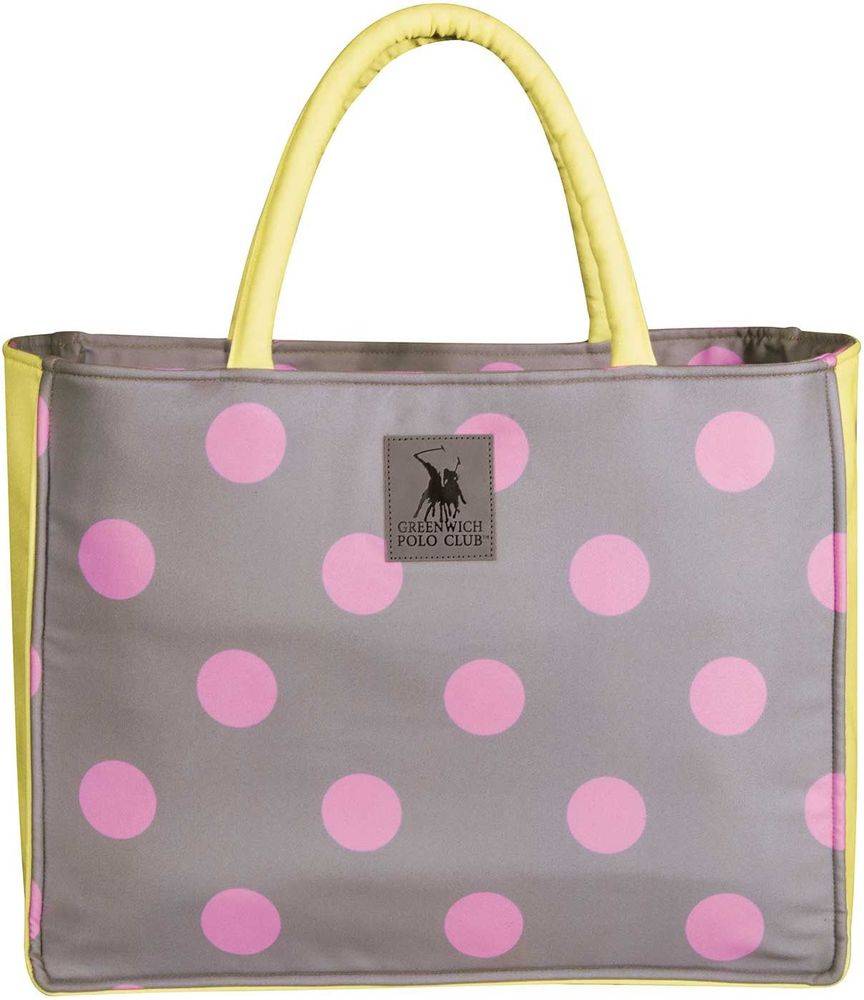ΤΣΑΝΤΑ ΘΑΛΑΣΣΗΣ GREENWICH POLO CLUB 4069 GREY/YELLOW (46X36CM)