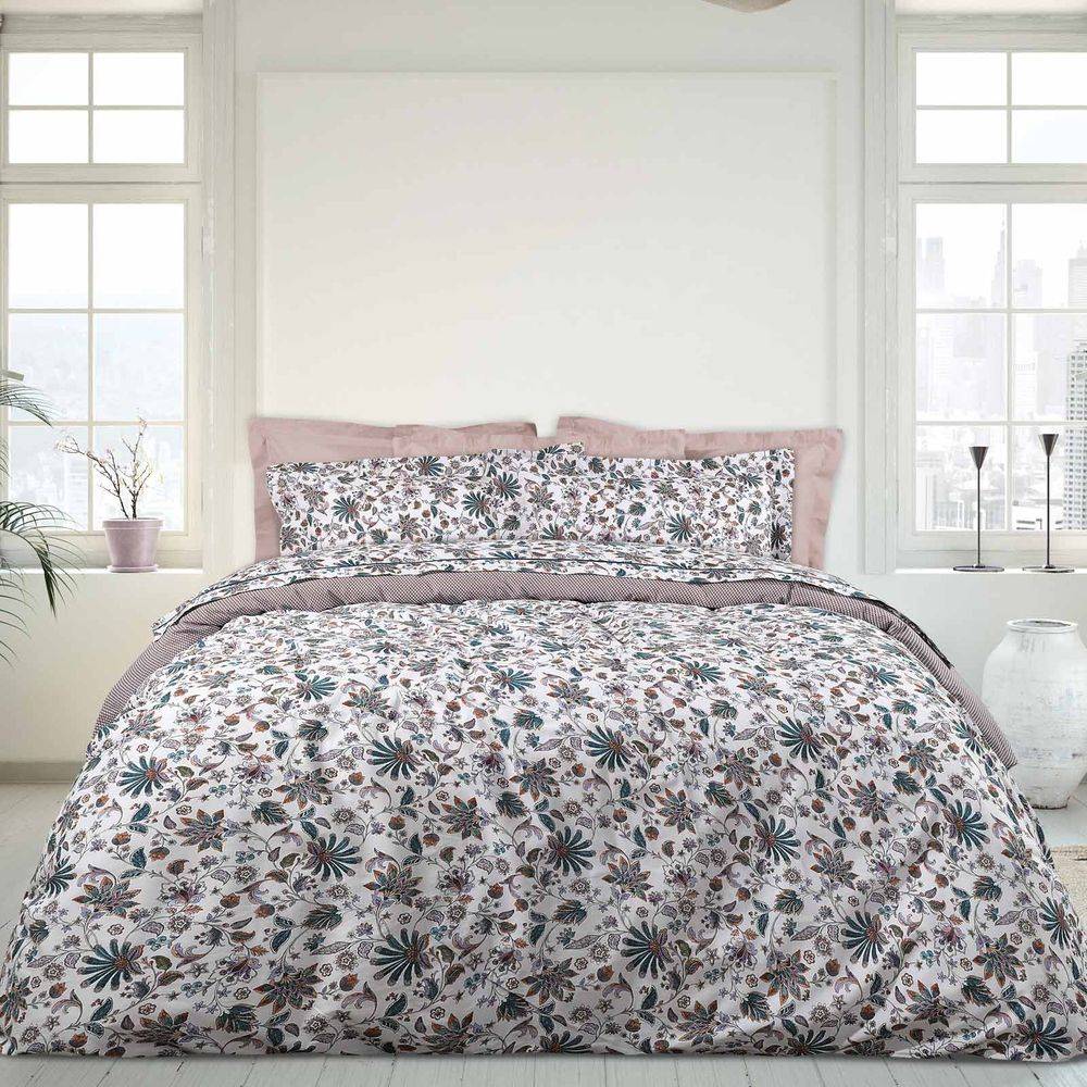 ΣΕΝΤΟΝΙΑ ΜΟΝΑ DAS HOME HAPPY 9594 ECRU/BROWN ΣΕΤ 3ΤΜΧ (170X260CM) DAS HOME