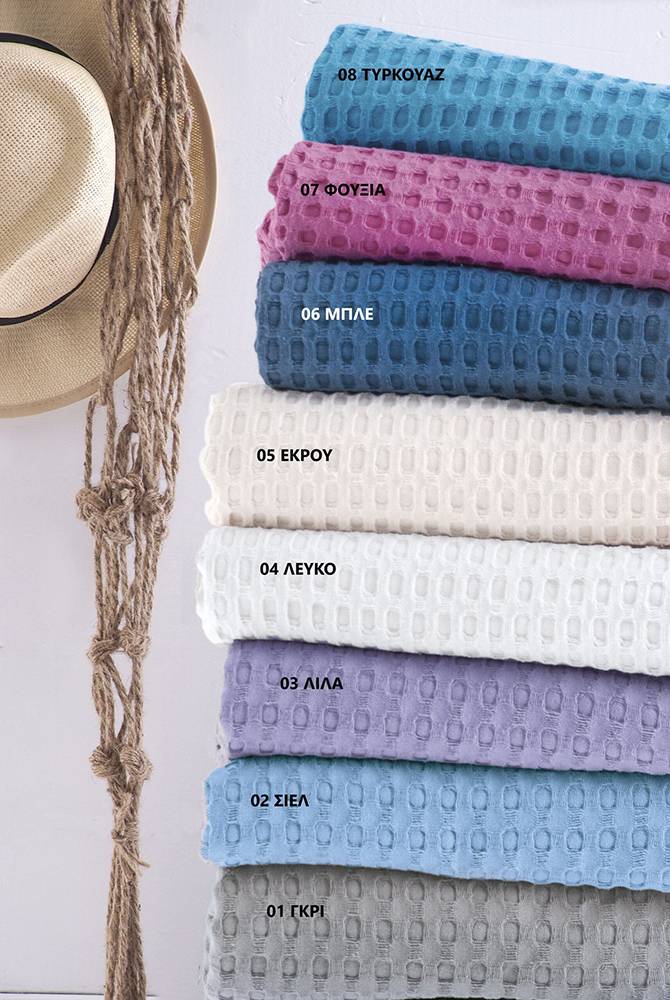 ΚΟΥΒΕΡΤΑ ΥΠΕΡΔΙΠΛΗ ΠΙΚΕ RYTHMOS LEXY 06 ΣΚΟΥΡΟ ΜΠΛΕ 230Χ250CM