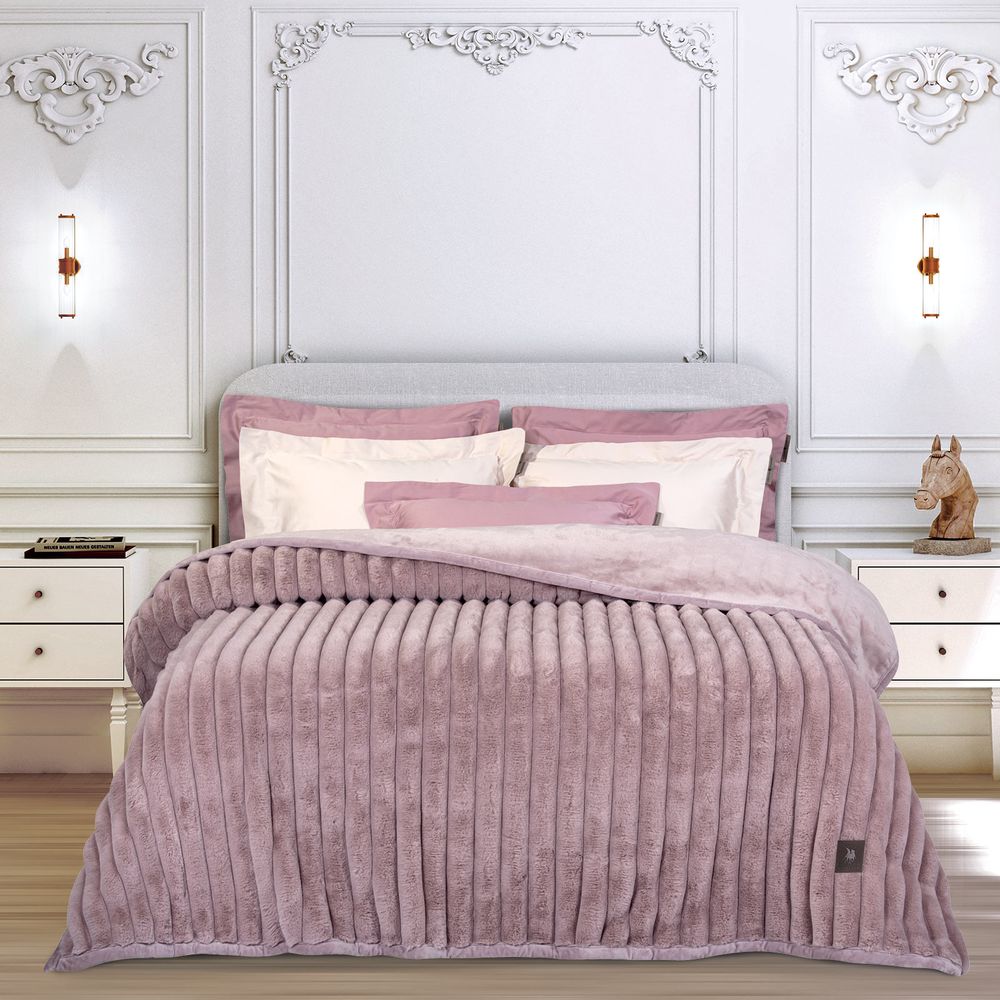 ΚΟΥΒΕΡΤΑ ΥΠΕΡΔΙΠΛΗ GREENWICH POLO CLUB 3478 NUDE (220X240CM) GREENWICH POLO CLUB