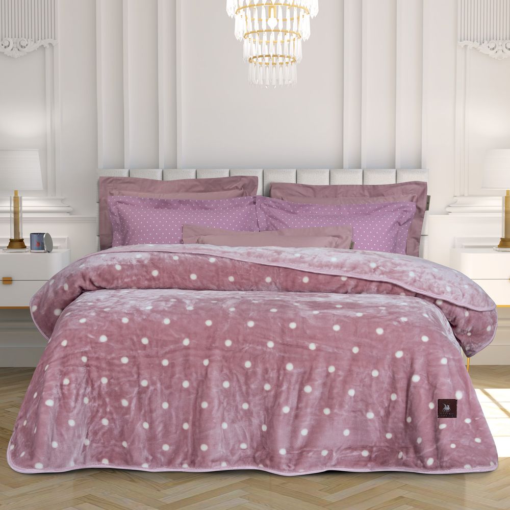 ΚΟΥΒΕΡΤΑ ΥΠΕΡΔΙΠΛΗ GREENWICH POLO CLUB 3436 NUDE (220X240CM) GREENWICH POLO CLUB