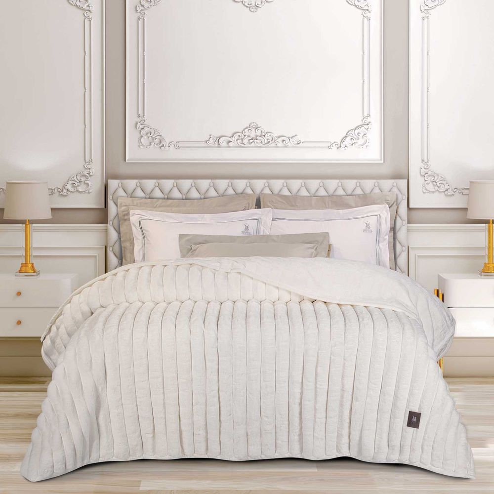 ΚΟΥΒΕΡΤΑ ΥΠΕΡΔΙΠΛΗ GREENWICH POLO CLUB 3477 WHITE (220X240CM) GREENWICH POLO CLUB