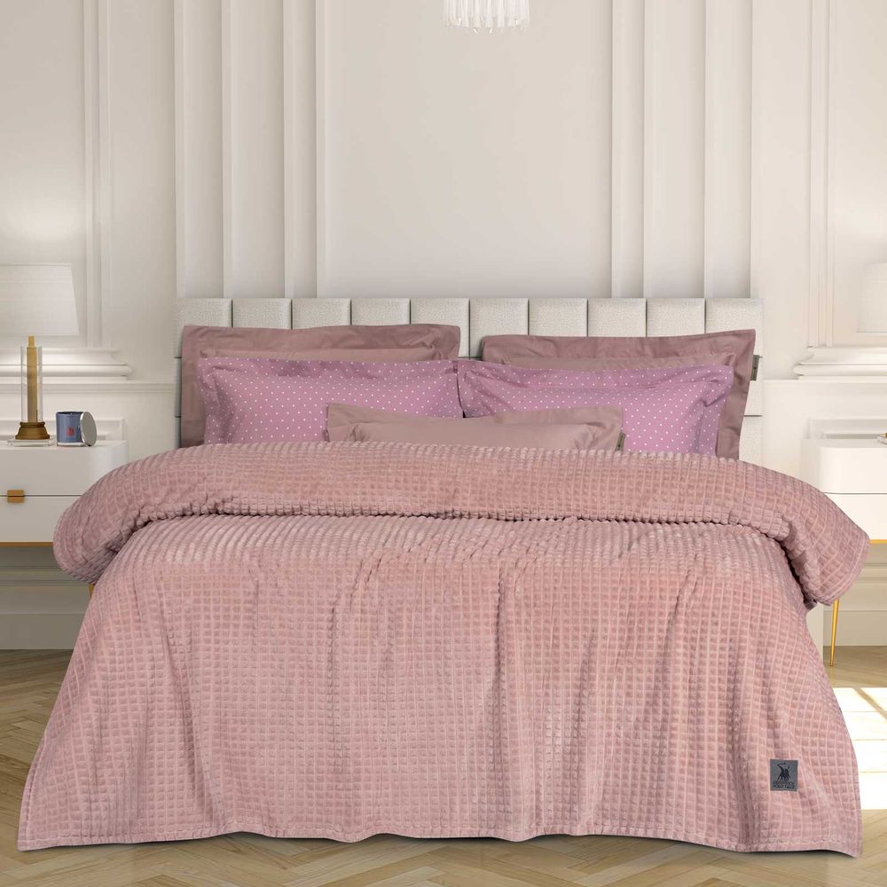 ΚΟΥΒΕΡΤΑ ΥΠΕΡΔΙΠΛΗ GREENWICH POLO CLUB 3449 NUDE (220X240CM)