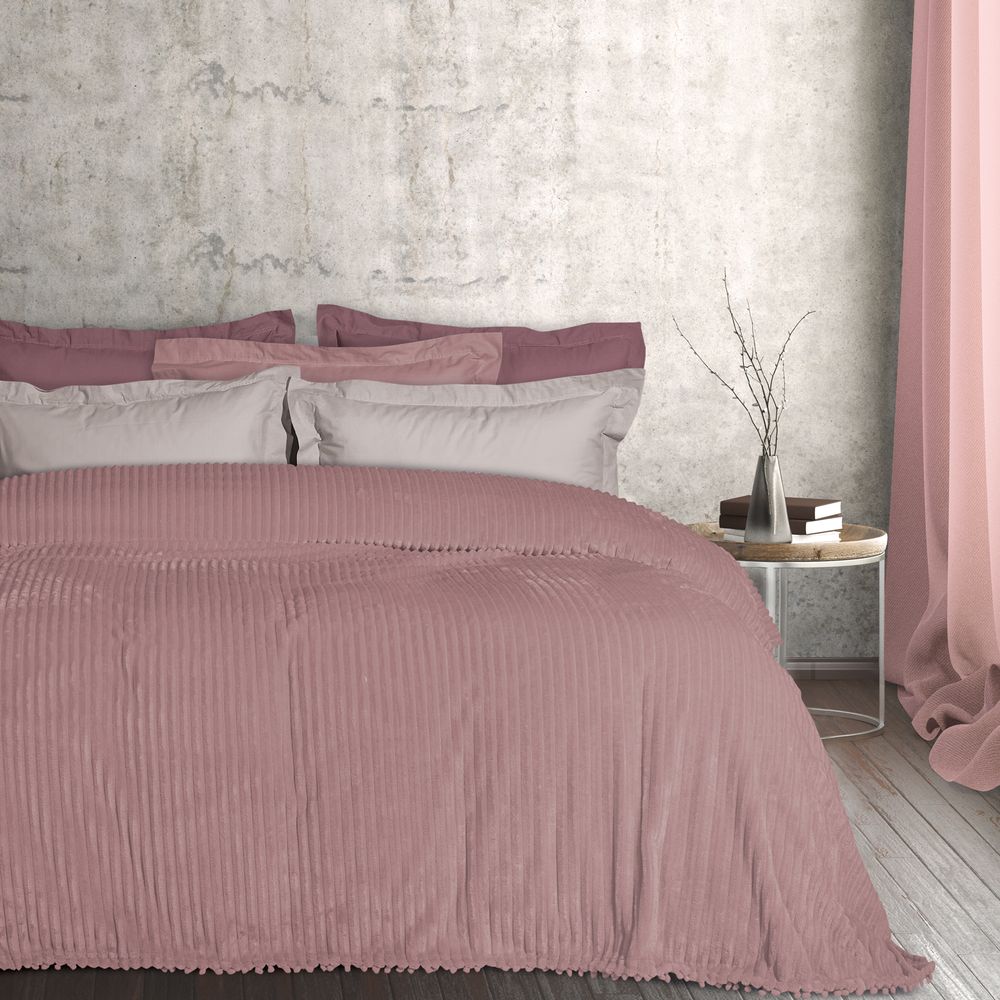 ΚΟΥΒΕΡΤΑ ΥΠΕΡΔΙΠΛΗ DAS HOME FLEECE 1354 NUDE (220X240CM) DAS HOME