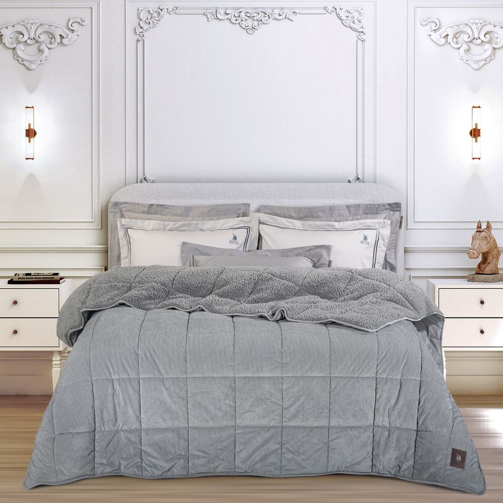 GREENWICH POLO CLUB ΚΟΥΒΕΡΤΟΠΑΠΛΩΜΑ ΥΠΕΡΔΙΠΛΟ GREENWICH POLO CLUB 3480 GREY 220X240CM