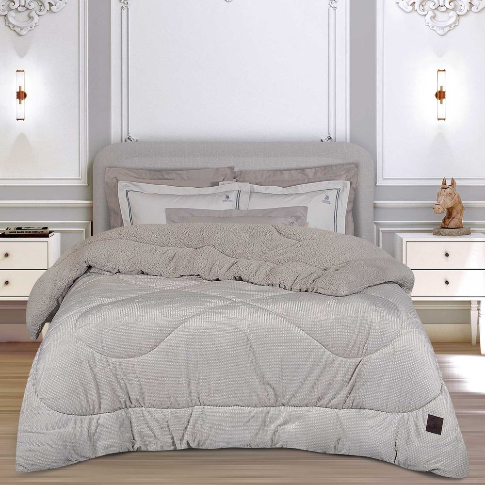 ΚΟΥΒΕΡΤΟΠΑΠΛΩΜΑ ΥΠΕΡΔΙΠΛΟ GREENWICH POLO CLUB 3955 ICE GREY 220X240CM
