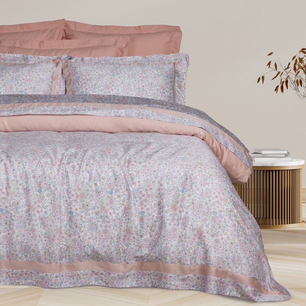 ΣΕΝΤΟΝΙΑ ΥΠΕΡΔΙΠΛΑ DAS HOME EXECUTIVE 1707 PINK ΣΕΤ 4ΤΜΧ (240X270CM) DAS HOME