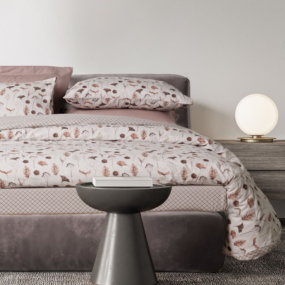 ΣΕΝΤΟΝΙΑ ΥΠΕΡΔΙΠΛΑ DAS HOME HAPPY FLANNEL 9681 BEIGE/BROWN ΣΕΤ 4ΤΜΧ (240X260CM) DAS HOME