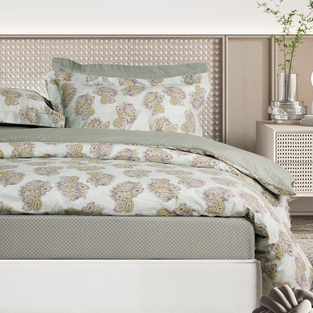 ΣΕΝΤΟΝΙΑ ΥΠΕΡΔΙΠΛΑ DAS HOME HAPPY 9686 MINT ΣΕΤ 4ΤΜΧ ΧΩΡΙΣ ΛΑΣΤΙΧΟ (240X260CM) DAS HOME