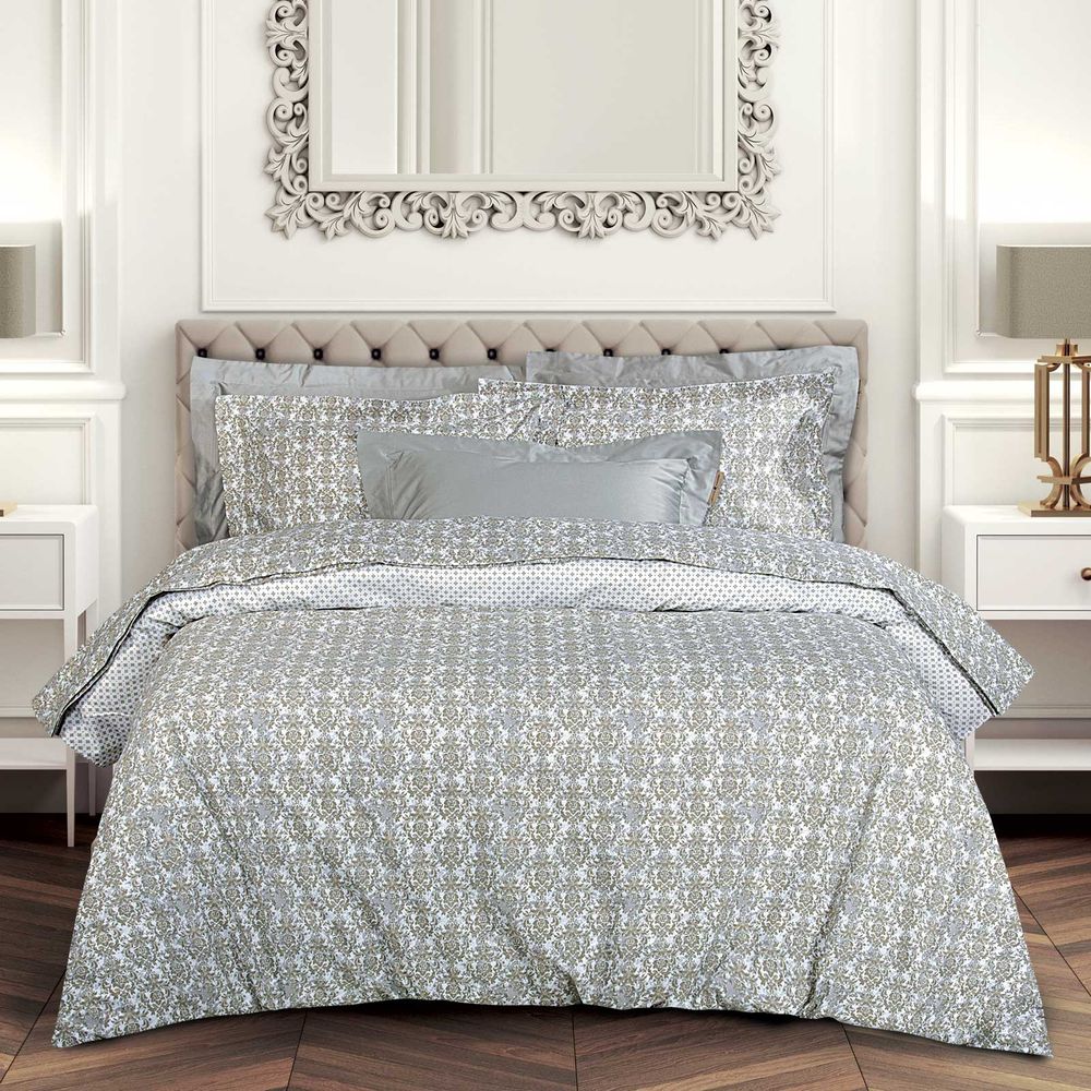 ΣΕΝΤΟΝΙΑ ΥΠΕΡΔΙΠΛΑ GREENWICH POLO CLUB ESSENTIAL 2368 OLIVE GREEN 4ΤΜΧ ΧΩΡΙΣ ΛΑΣΤΙΧΟ (240X260CM)