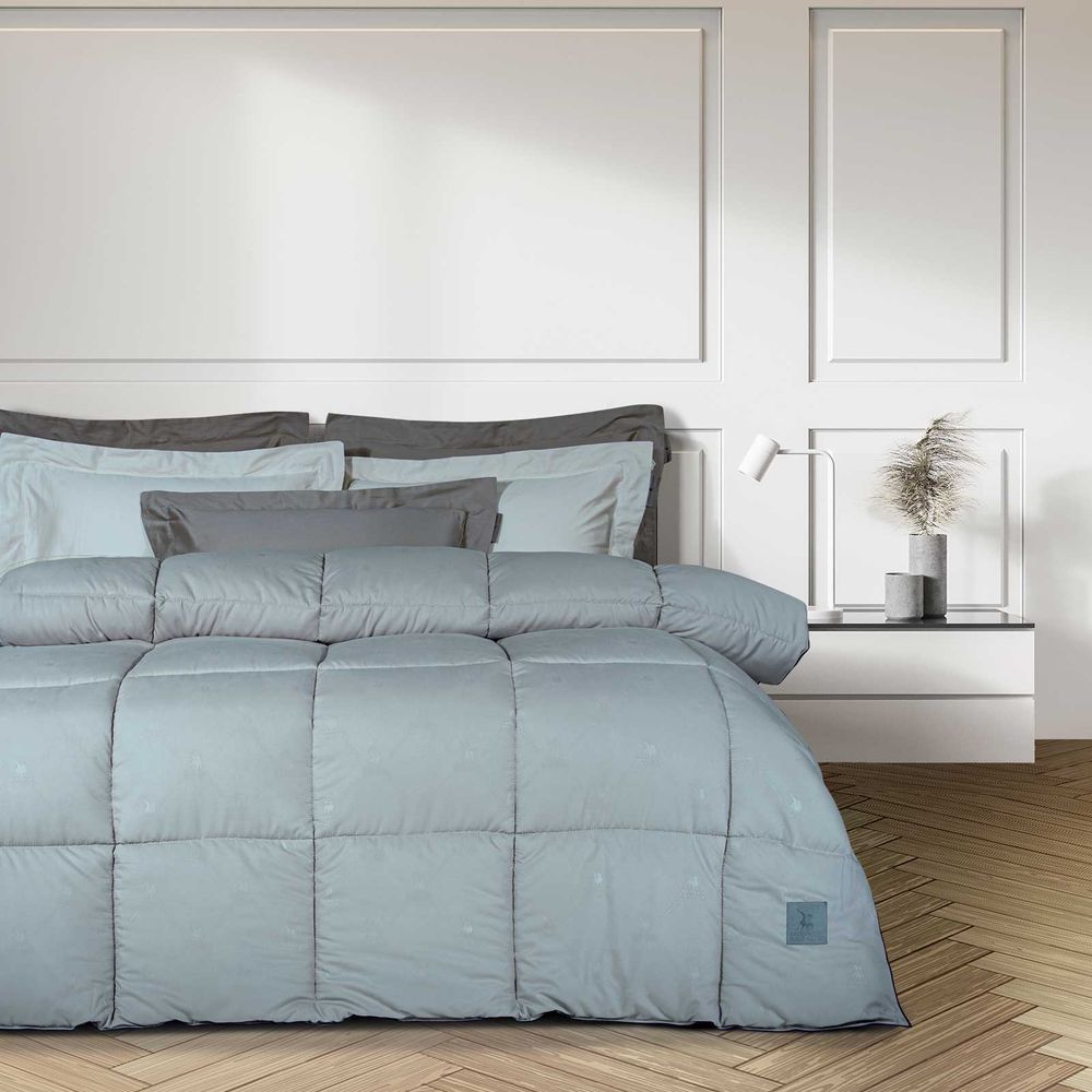 ΠΑΠΛΩΜΑ ΥΠΕΡΔΙΠΛΟ GREENWICH POLO CLUB ESSENTIAL 4443 GREY 220Χ240CM