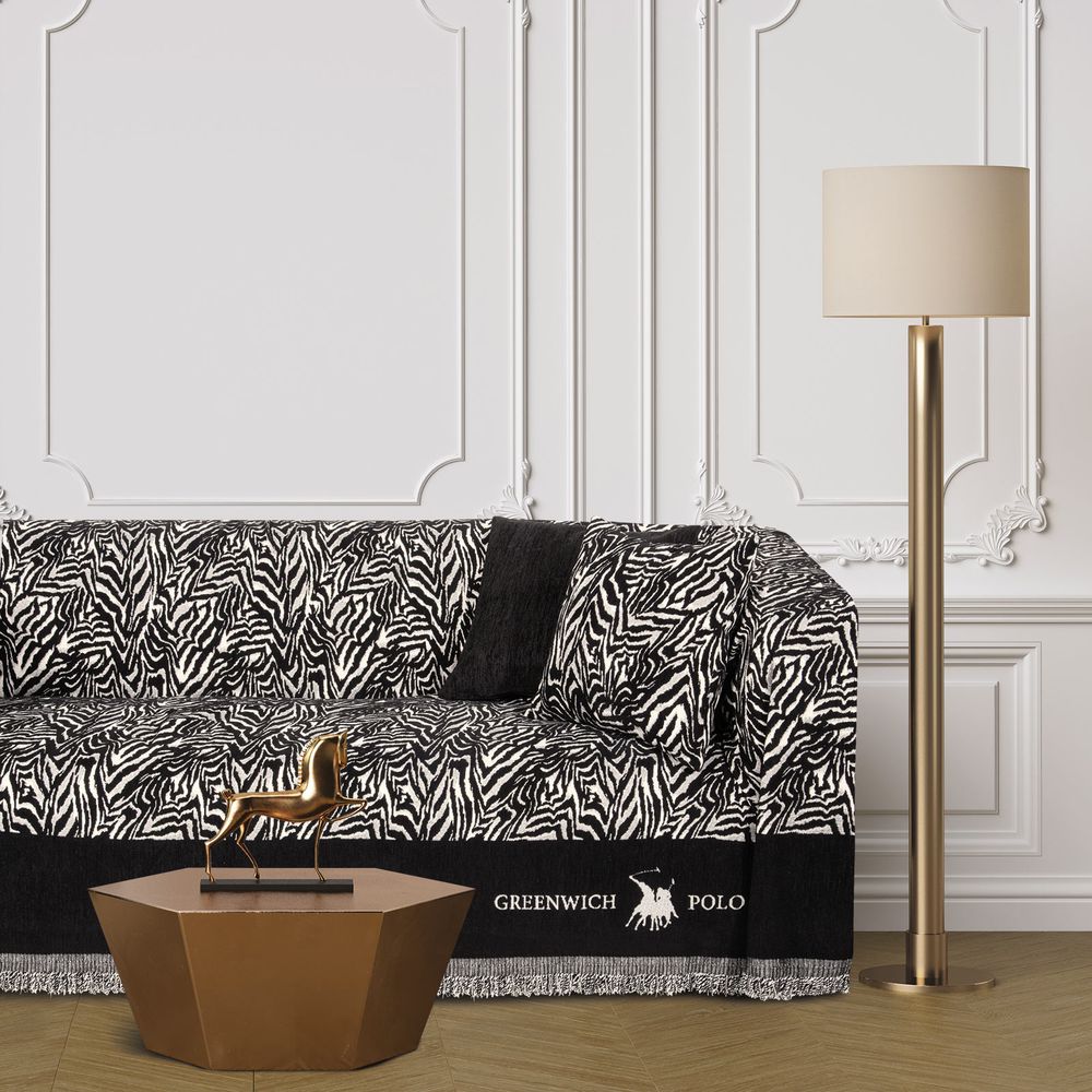ΡΙΧΤΑΡΙ ΔΙΘΕΣΙΟ GREENWICH POLO CLUB 3935 BLACK/TAUPE (180X250CM) GREENWICH POLO CLUB