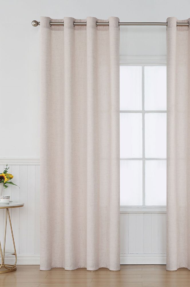 ΚΟΥΡΤΙΝΑ ΜΕ ΤΡΟΥΚΣ ΒΙΟΚΑΡΠΕΤ FELICIA UK01-03 ΕΚΡΟΥ 140X285CM