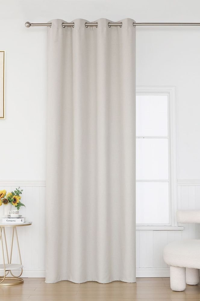 ΚΟΥΡΤΙΝΑ ΜΕ ΤΡΟΥΚΣ ΒΙΟΚΑΡΠΕΤ SONIA 7000-01 ΥΠΟΛΕΥΚΟ 140X270CM