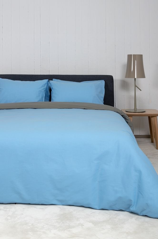 ΠΑΠΛΩΜΑΤΟΘΗΚΗ ΥΠΕΡΔΙΠΛΗ BIOKARPET HOME VIEW BLUE/GREY ΣΕΤ 3TMX (225X245CM)