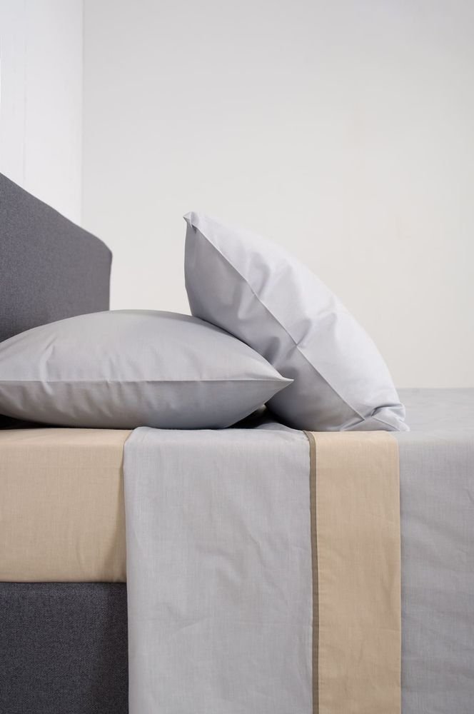 ΣΕΤ ΣΕΝΤΟΝΙΑ ΜΟΝΑ ΒΙΟΚΑΡΠΕΤ HOME VIEW GREY/BEIGE 170Χ260CM BIOKARPET HOME