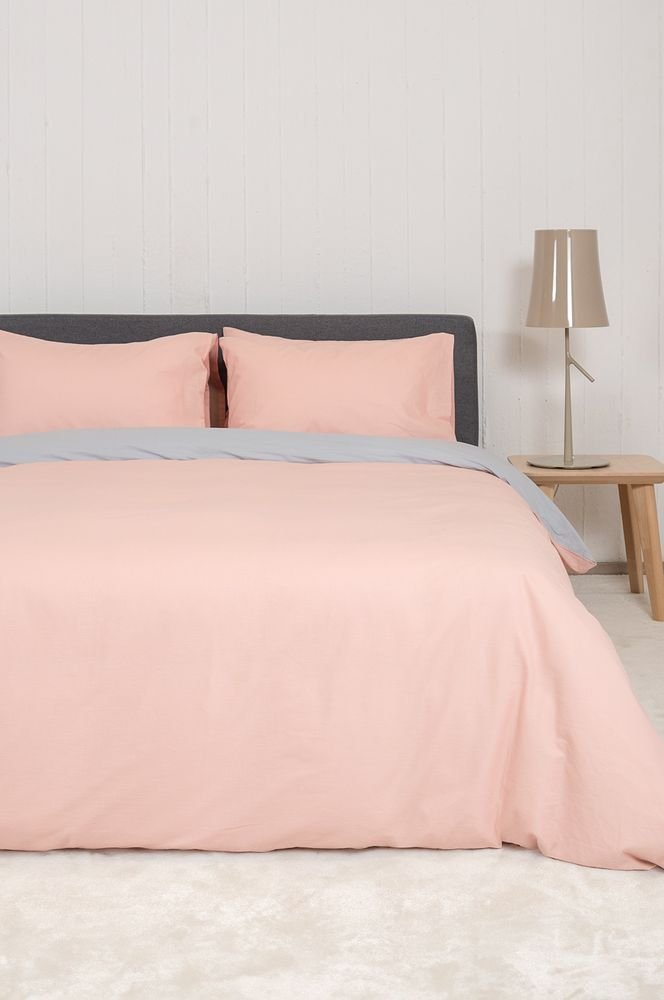 ΣΕΤ ΣΕΝΤΟΝΙΑ KING SIZE ΒΙΟΚΑΡΠΕΤ HOME VIEW POWDER/LT GREY 270Χ280CM BIOKARPET HOME