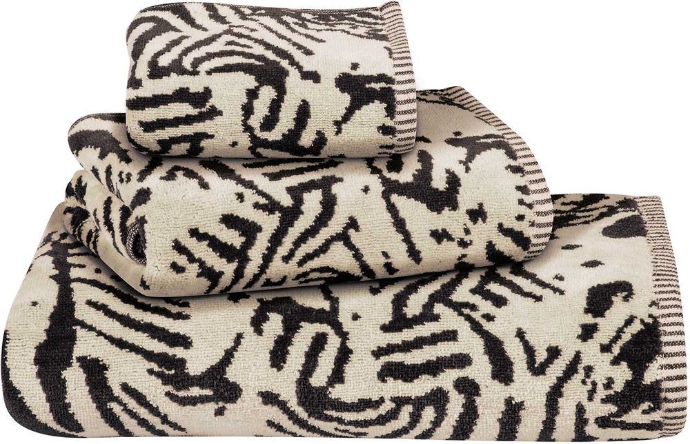 Σετ Πετσέτες 3 Τεμαχίων Greenwich Polo Club 4087 Black- Taupe 30x50,50x90,70x140