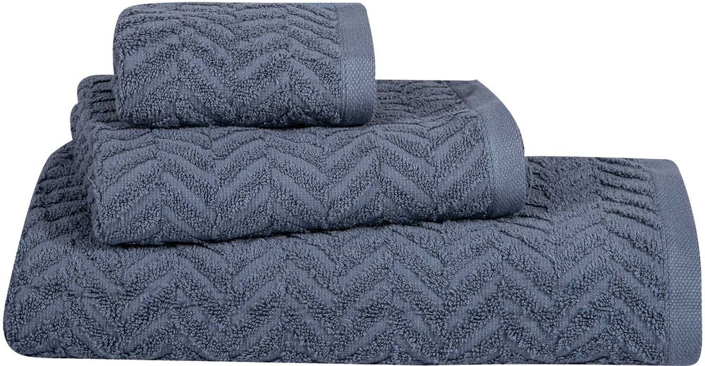 ΣΕΤ ΠΕΤΣΕΤΕΣ GREENWICH POLO CLUB COZY 4097 DUSTY BLUE 3ΤΜΧ (30X50CM-50X90CM-70X140CM) GREENWICH POLO CLUB