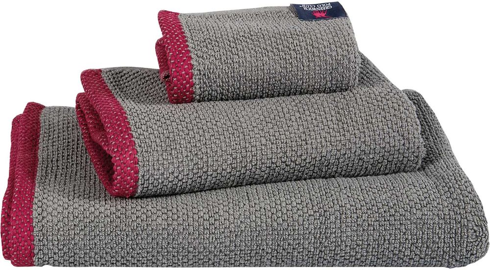 ΣΕΤ ΠΕΤΣΕΤΕΣ GREENWICH POLO CLUB COZY 4102 GREY 3ΤΜΧ (30X50CM-50X90CM-70X140CM) GREENWICH POLO CLUB