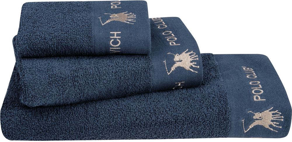 ΣΕΤ ΠΕΤΣΕΤΕΣ GREENWICH POLO CLUB 2666 ΜΠΛΕ 3ΤΜΧ (30X50CM-50X90CM-70X140CM)