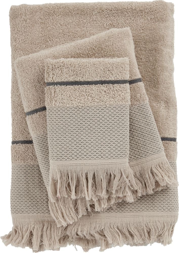 ΣΕΤ ΠΕΤΣΕΤΕΣ DAS HOME BEST 0842 TAUPE 3ΤΜΧ (30X50CM-50X90CM-70X140CM) DAS HOME