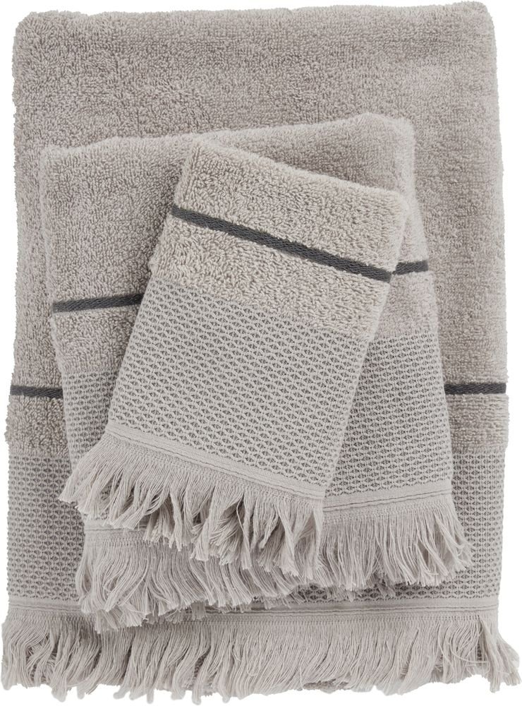 ΣΕΤ ΠΕΤΣΕΤΕΣ DAS HOME BEST 0841 GREY 3ΤΜΧ (30X50CM-50X90CM-70X140CM) DAS HOME