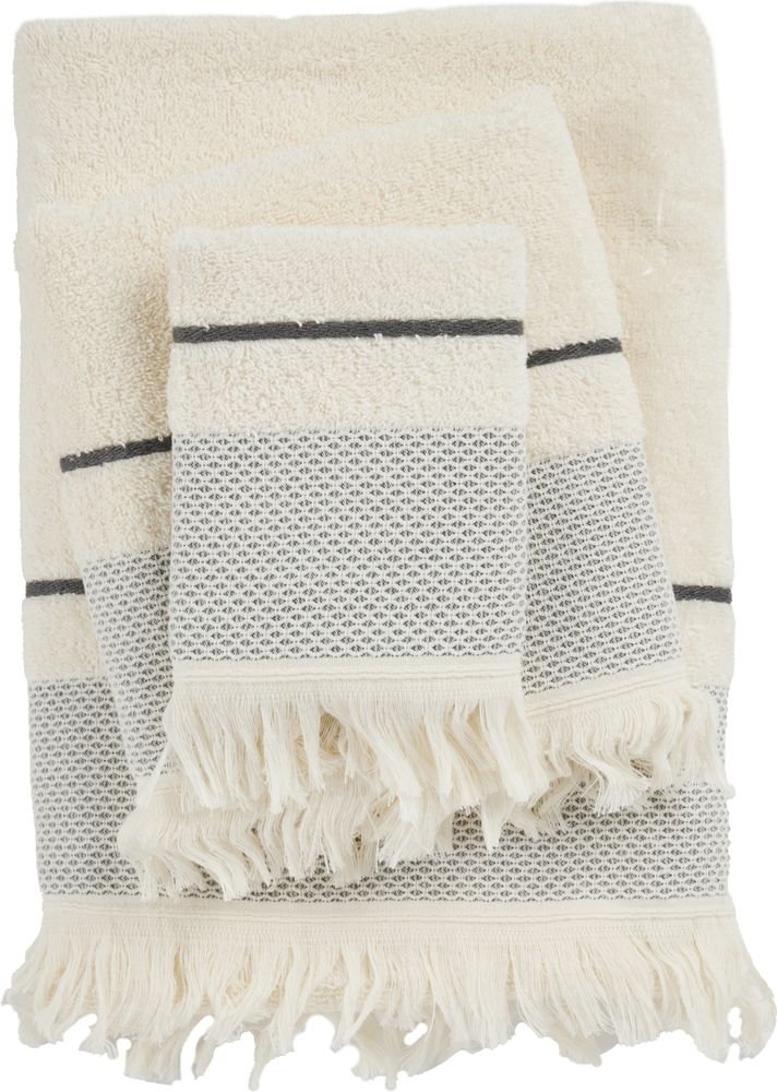 ΣΕΤ ΠΕΤΣΕΤΕΣ DAS HOME BEST 0840 IVORY 3ΤΜΧ (30X50CM-50X90CM-70X140CM) DAS HOME