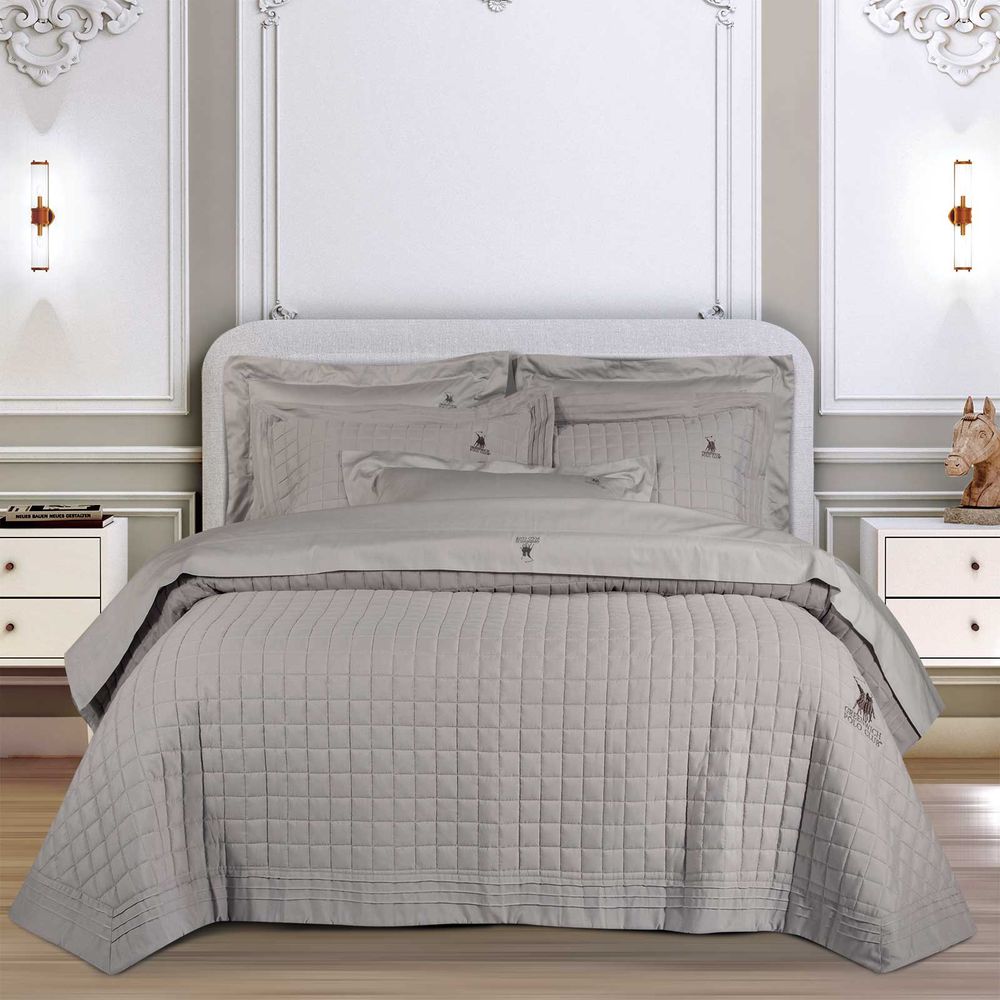 ΚΟΥΒΕΡΛΙ KING SIZE GREENWICH POLO CLUB CLASSIC 2356 TAUPE 240Χ250CM GREENWICH POLO CLUB