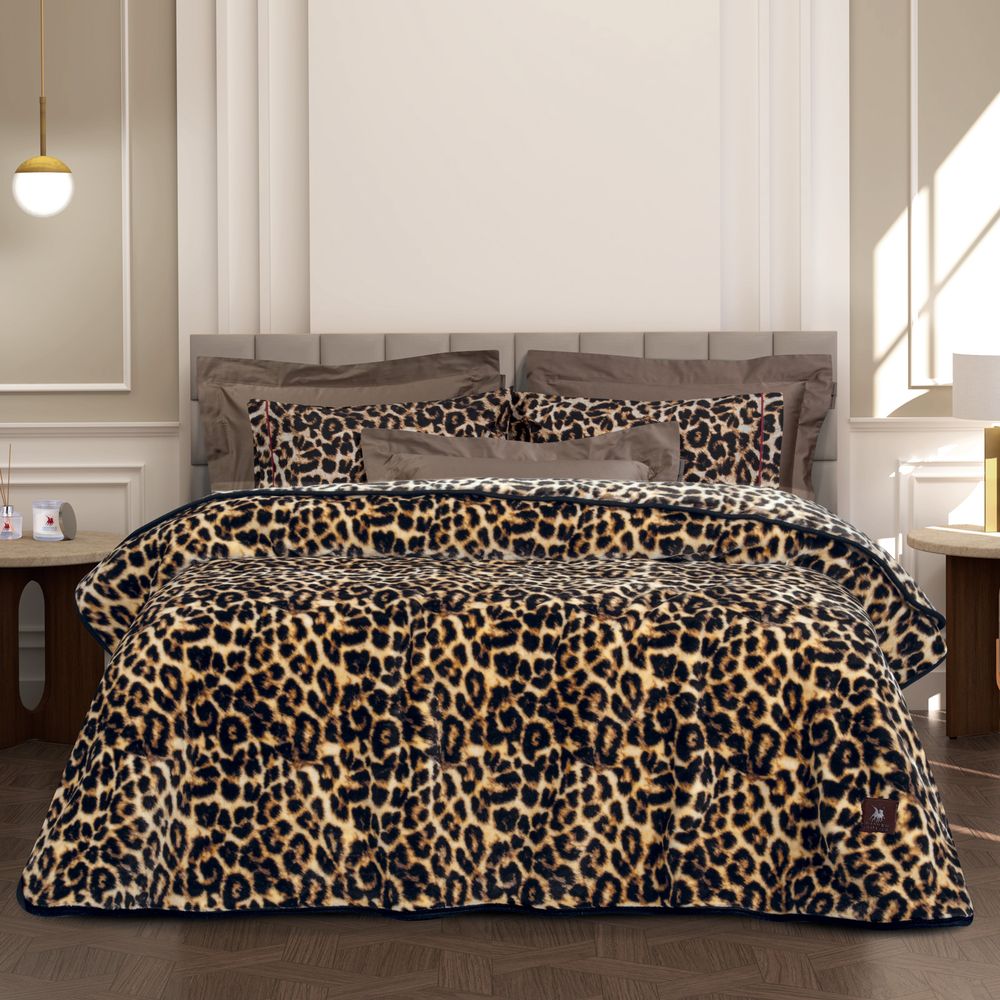 ΚΟΥΒΕΡΤΑ ΜΟΝΗ GREENWICH POLO CLUB 3435 ΜΑΥΡΟ/ΩΧΡΑ (160X220CM) GREENWICH POLO CLUB