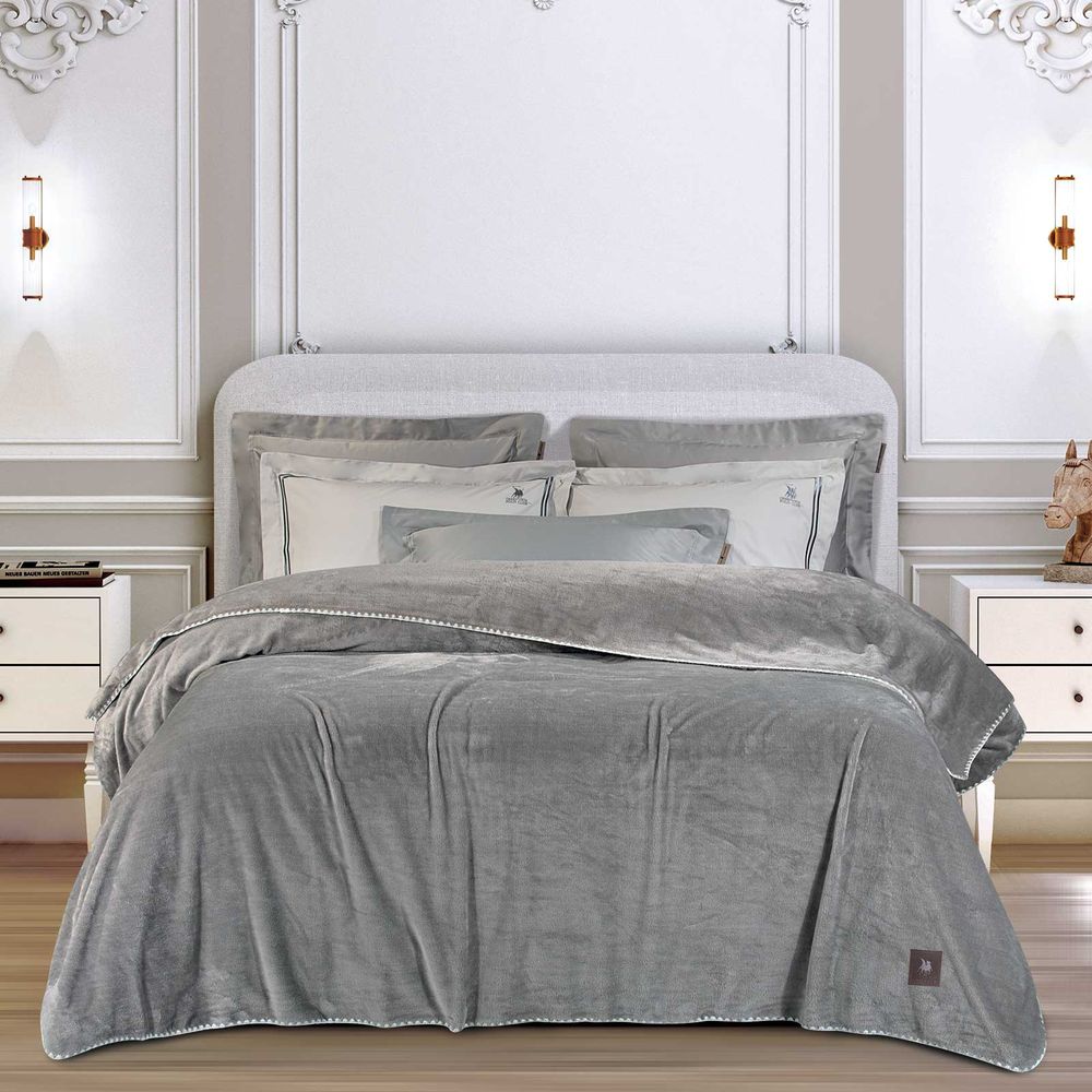 GREENWICH POLO CLUB ΚΟΥΒΕΡΤΑ ΜΟΝΗ GREENWICH POLO CLUB 4439 GREY (170X240CM)
